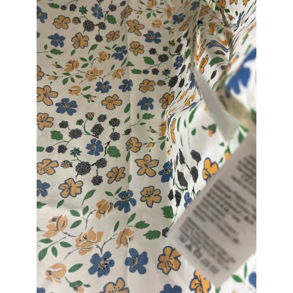 J.Crew Secret Wash Floral Cotton Button Down Shirt Men's Medium Classic